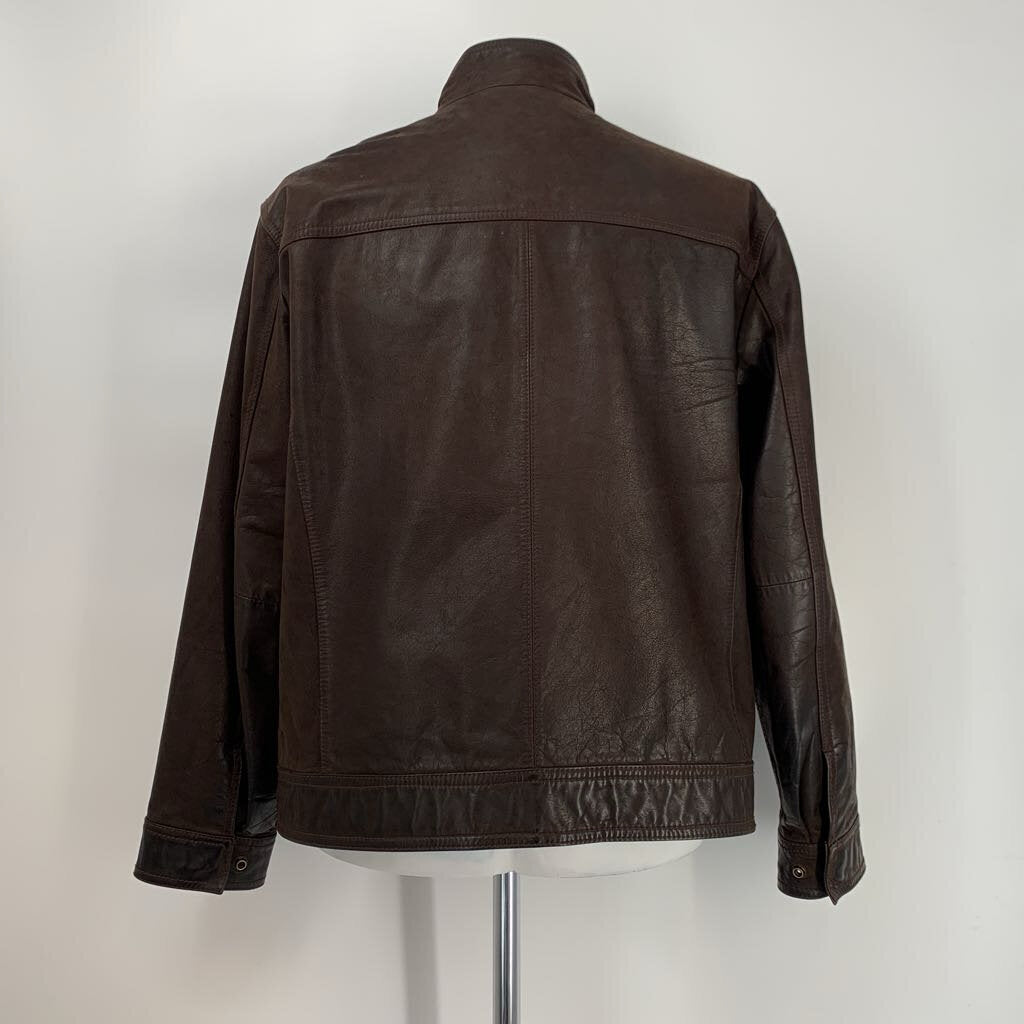 Jos A Bank Leather Jacket