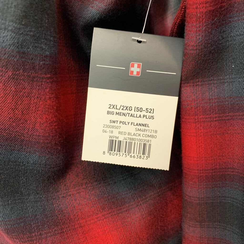 Swiss Tech Flannel Shirt NWT