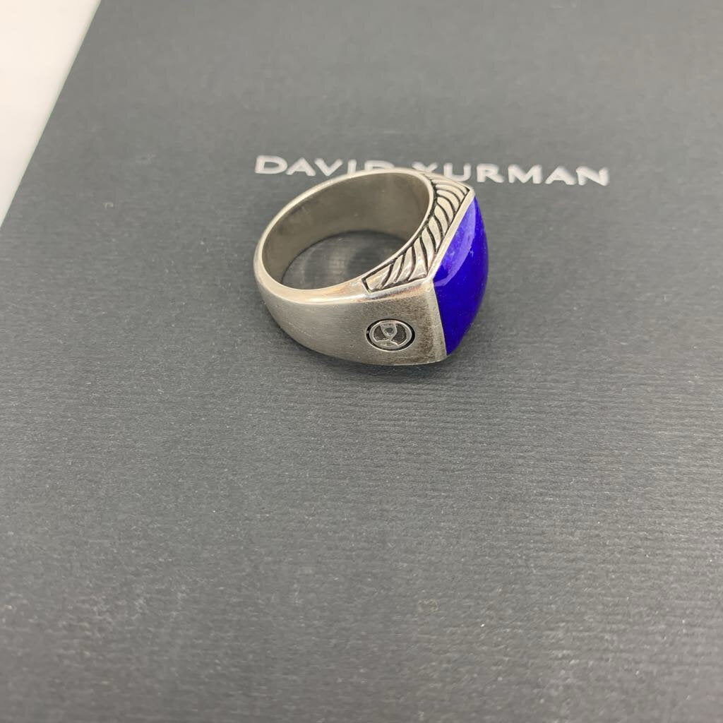 David Yurman Lapis Signet Ring