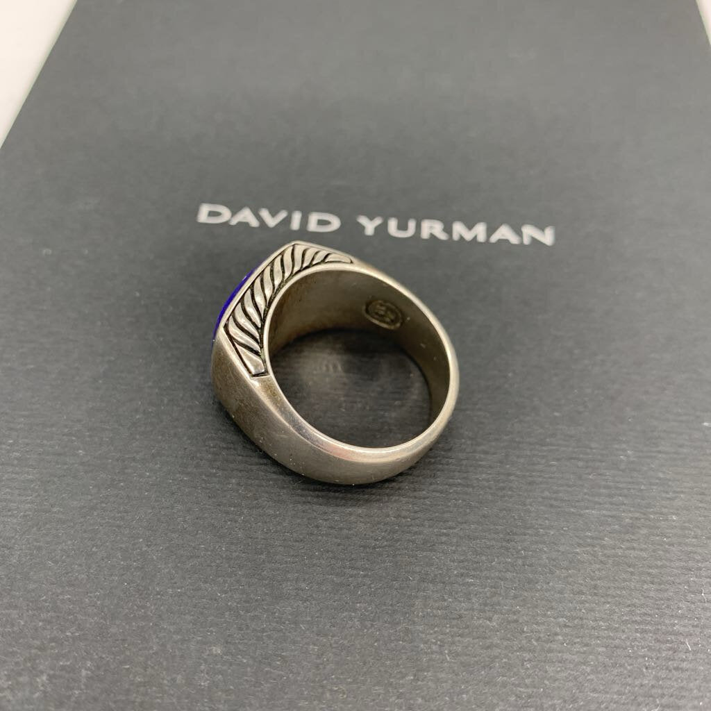 David Yurman Lapis Signet Ring