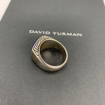 David Yurman Lapis Signet Ring