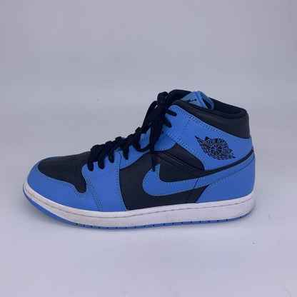 Jordan 1 Mid 'University Blue Black'