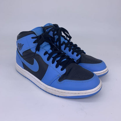 Jordan 1 Mid 'University Blue Black'