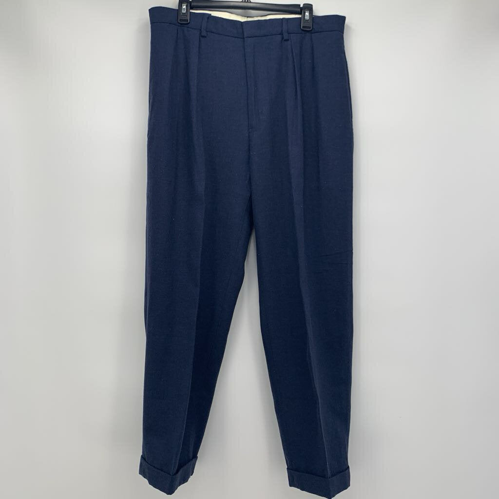 Polo Pleated Linen Pants