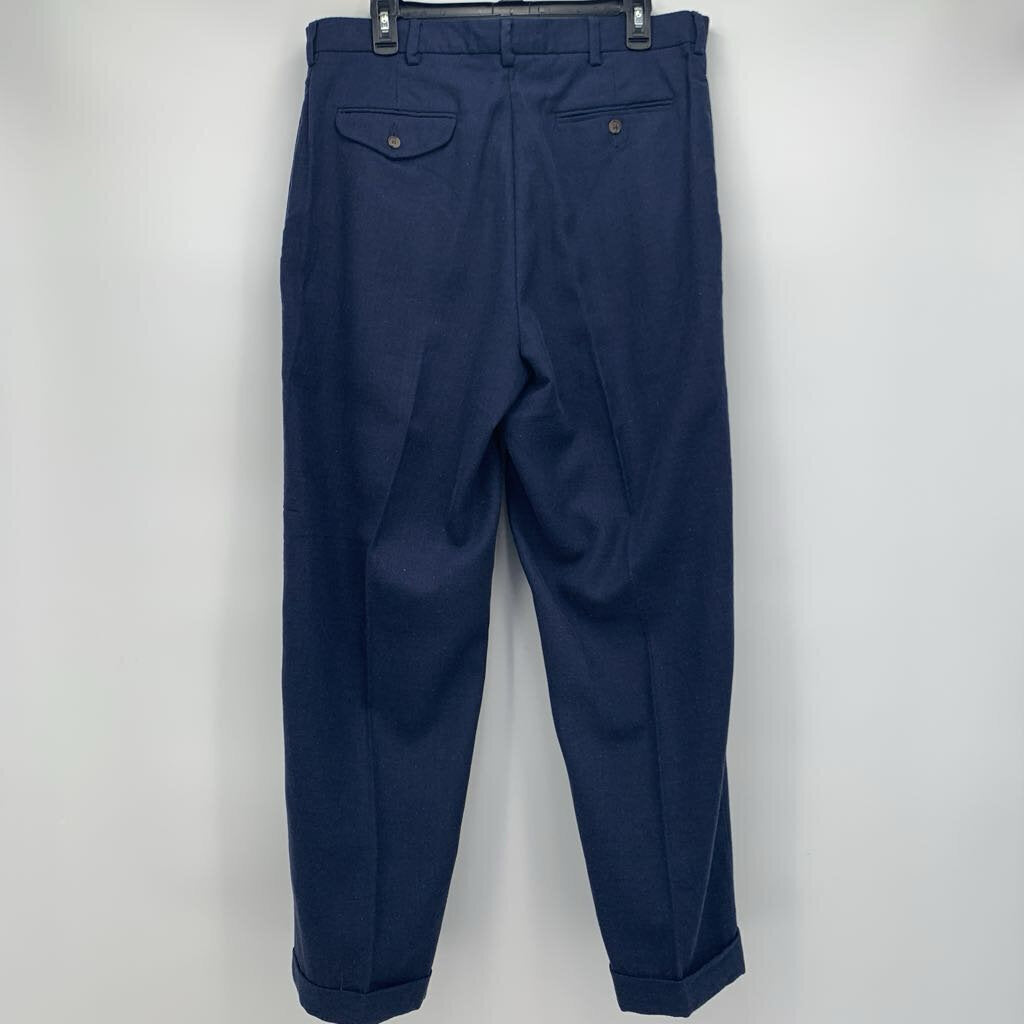 Polo Pleated Linen Pants